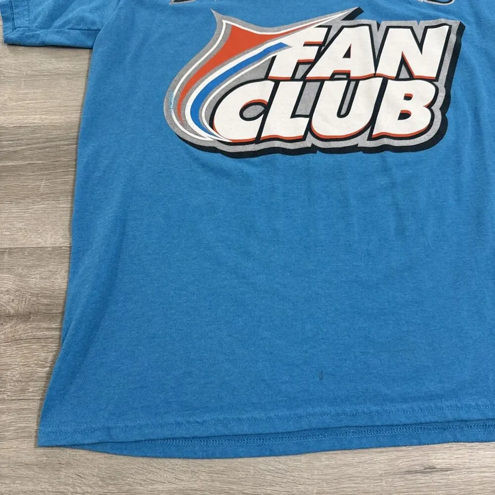 Miami Marlins Shirt Fan Club Baseball Men's Blue XL Cotton Blend Tee MLB